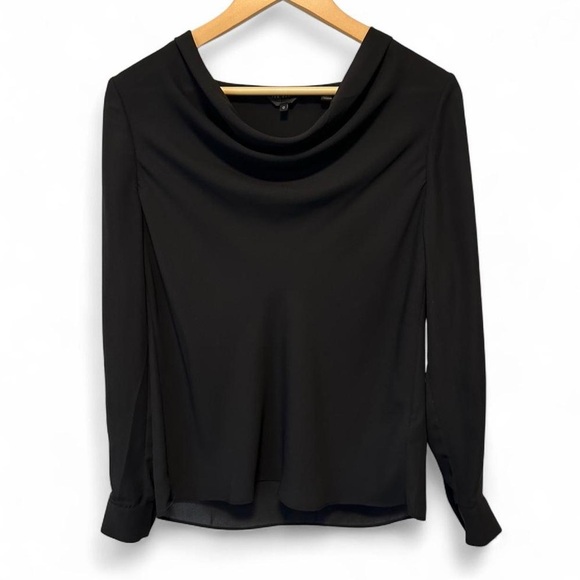 Ted Baker Tops - Ted Baker London Black Cowel Neck Women's Top Size 0
